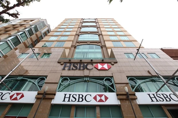 Trụ sở Ngân hàng HSBC. (Ảnh: Vietnam+)