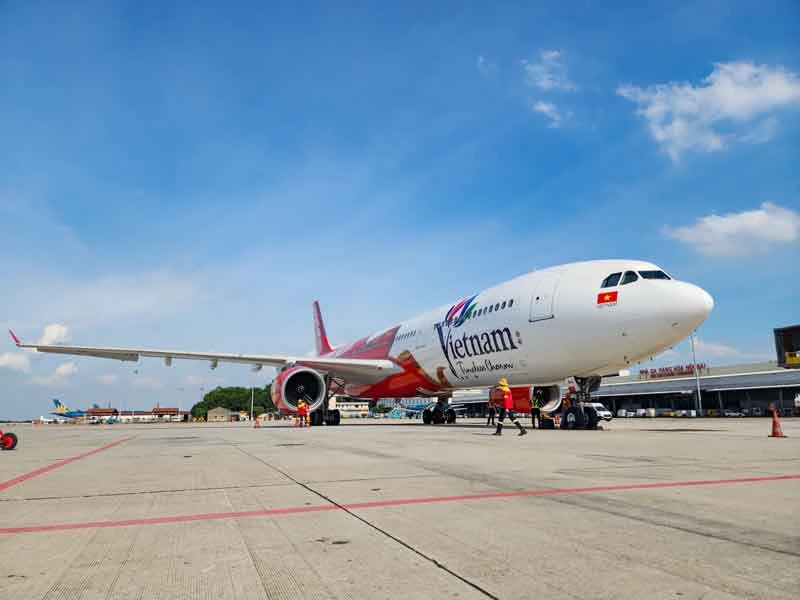 Vietjet đón tàu bay lớn với biểu tượng Du lịch Việt Nam