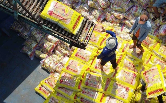 Xuất khẩu gạo trong 8 tháng qua đạt gần 6 triệu tấn. (Ảnh minh họa - Ảnh: TTXVN)