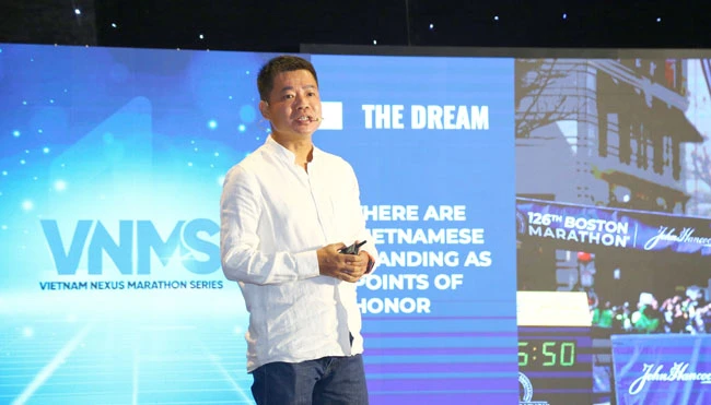 Ông Nguyễn Tử Anh giới thiệu nền tảng Vietnam Nexus Marathon Series