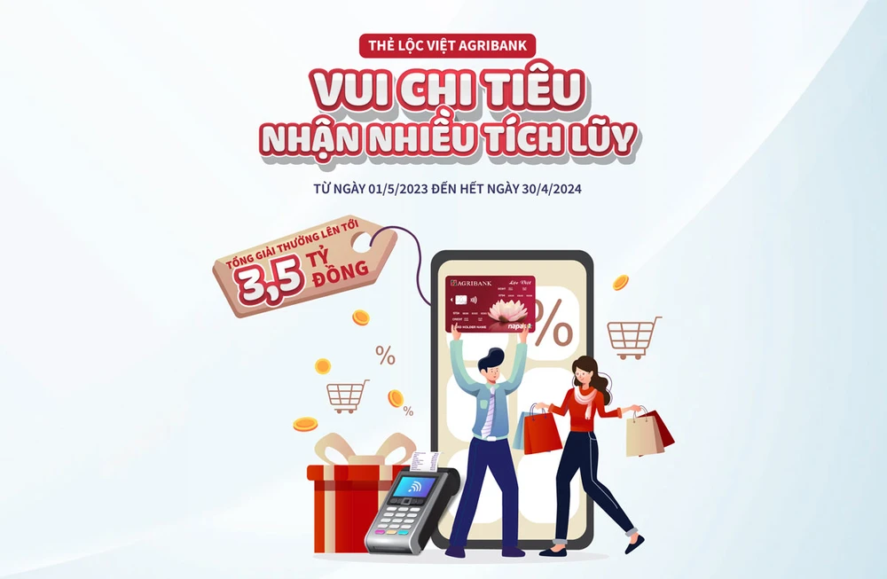 Bùng nổ ưu đãi kép cùng thẻ Lộc Việt Agribank