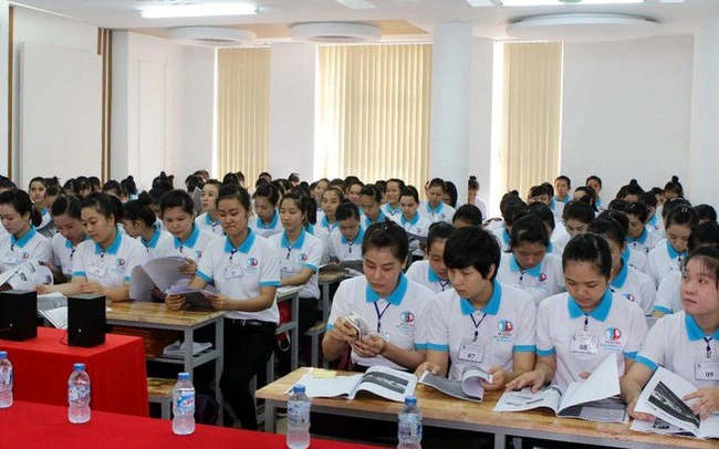 Lao động Việt Nam được đào tạo trước khi ra nước ngoài làm việc (Nguồn: Báo Người lao động)