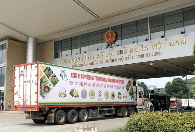 Trung Quốc hiện là thị trường duy nhất trong số các thị trường xuất khẩu lớn của Việt Nam đạt mức tăng trưởng dương - Ảnh: TTXVN