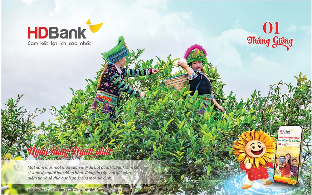 HDBank giới thiệu bộ lịch 2024 với chủ đề “Khai xuân đón lộc, đất nước nở hoa”