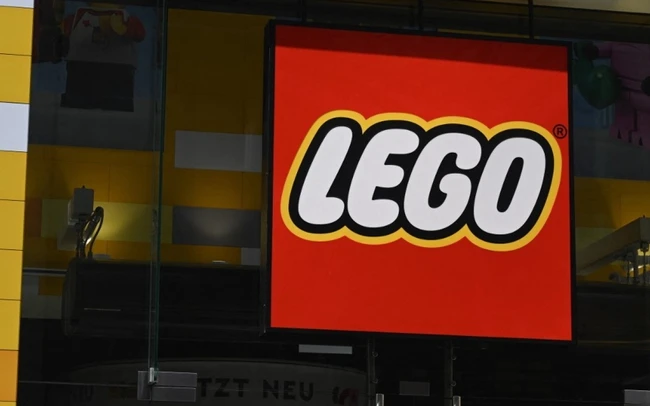 Biểu tượng của hãng đồ chơi Lego. (Ảnh: AFP)