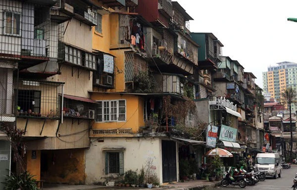 Việc cải tạo, xây dựng lại nhà chung cư tại hai thành phố lớn là Hà Nội, TP. Hồ Chí Minh chưa đạt kết quả đề ra.