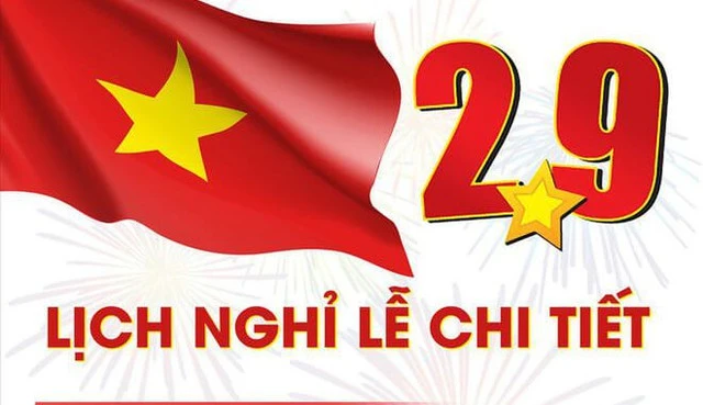 Nghỉ lễ Quốc khánh 2-9 trong 4 ngày