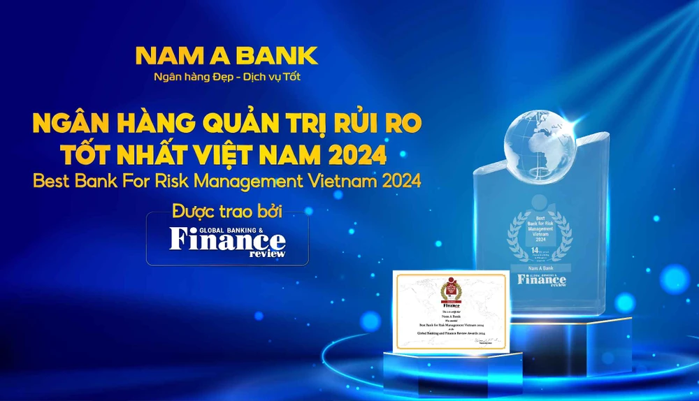 Nam A Bank được Global Banking and Finance Review vinh danh là Ngân Hàng Quản Trị Rủi Ro Tốt Nhất Việt Nam 2024.