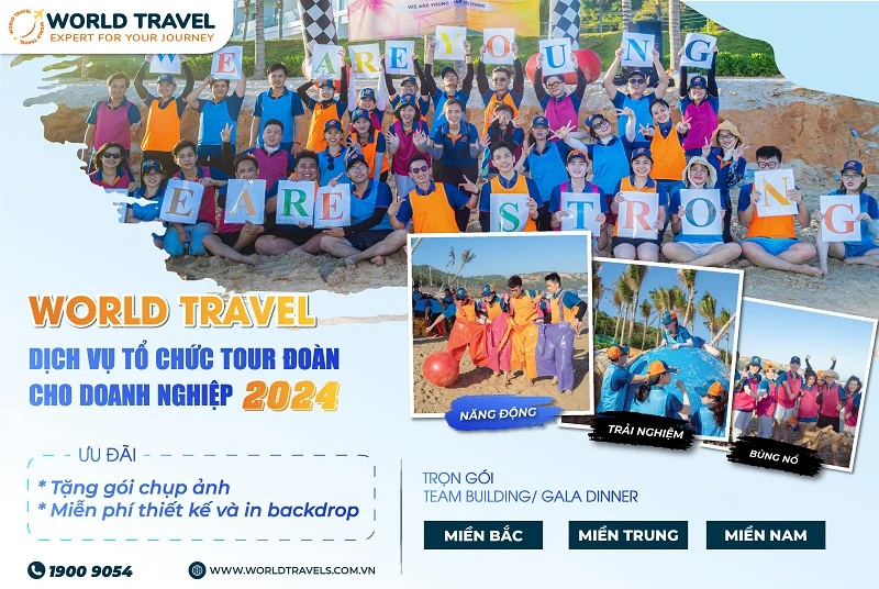 Công ty lữ hành World Travel kết nối tổ chức du lịch cùng doanh nghiệp