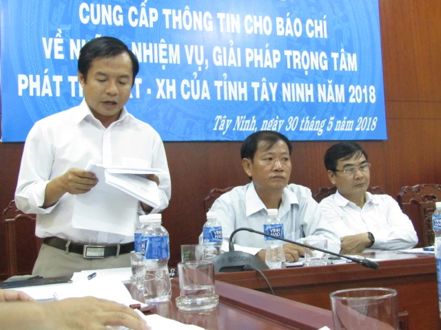 Lãnh đạo Sở VH-TT-DL tỉnh Tây Ninh thông tin về tình hình phát triển ngành