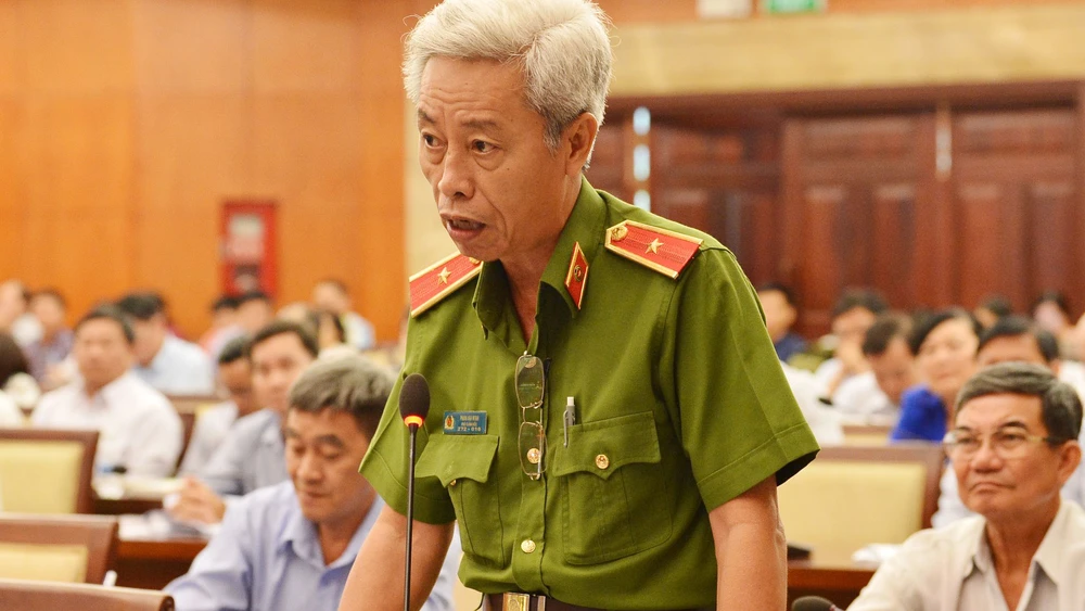  Thiếu tướng Phan Anh Minh, Phó Giám đốc Công an TP. Ảnh: VIỆT DŨNG