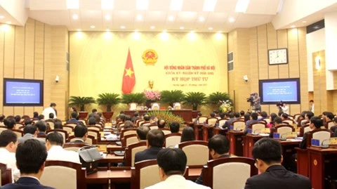 Toàn cảnh phiên khai mạc kỳ họp HĐND Hà Nội