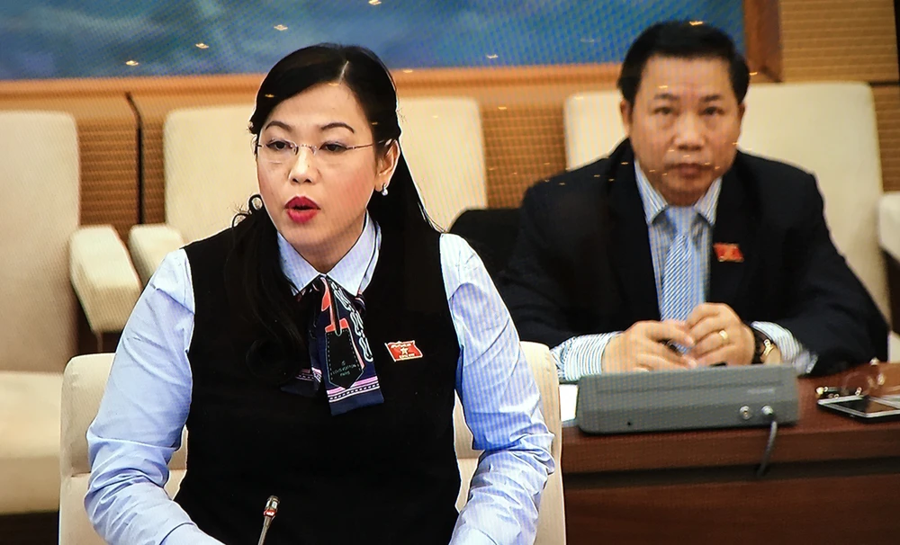 Trưởng Ban Dân nguyện Nguyễn Thanh Hải phát biểu tại phiên họp 
