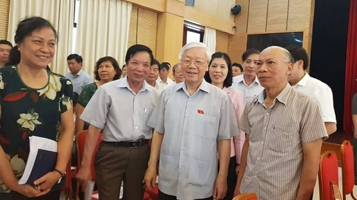 Tổng Bí thư Nguyễn Phú Trọng với cử tri quận Ba Đình, Hoàn Kiếm (Hà Nội) ​