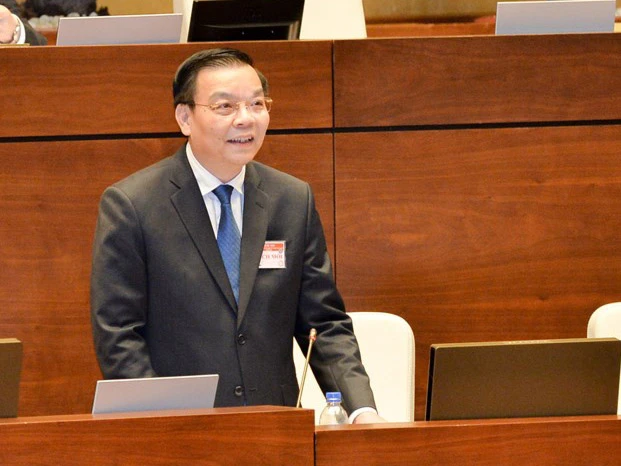 Bộ trưởng Khoa học - Công nghệ Chu Ngọc Anh trong một phiên họp của Quốc hội