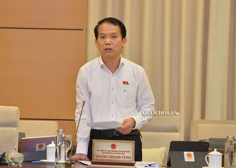 Ông Hoàng Thanh Tùng, Chủ nhiệm Uỷ ban Pháp luật của Quốc hội 