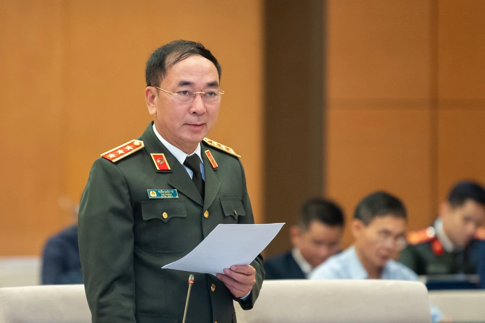 Thượng tướng Trần Quốc Tỏ, Thứ trưởng Bộ Công an thông tin về vấn đề an ninh trật tự