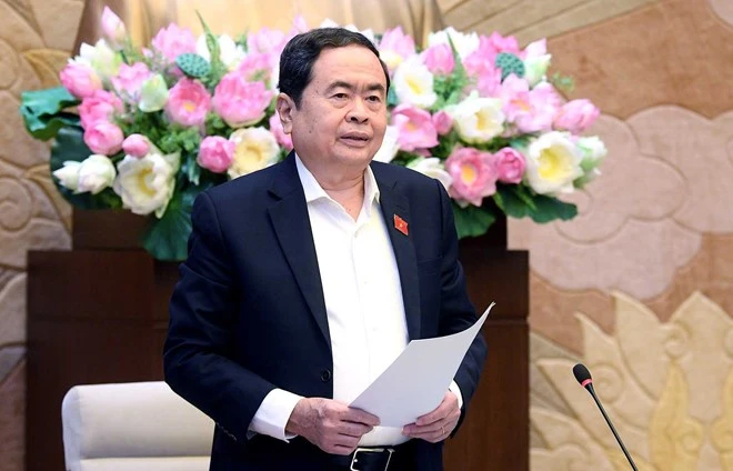 Phó Chủ tịch Thường trực Quốc hội Trần Thanh Mẫn kết luận cuộc làm việc