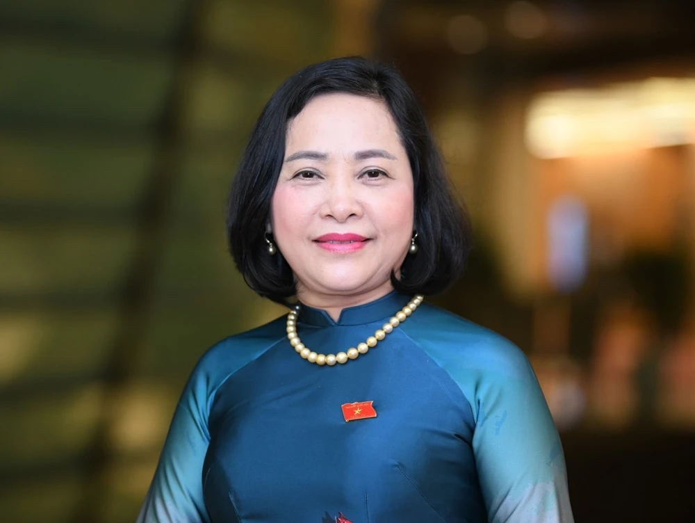 Tân Phó Chủ tịch Quốc hội Nguyễn Thị Thanh. Ảnh: QUANG PHÚC