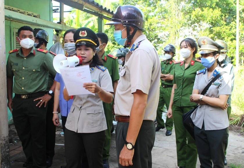 Số việc thi hành án liên quan đến các vụ án kinh tế, tham nhũng tăng mạnh. Ảnh minh họa