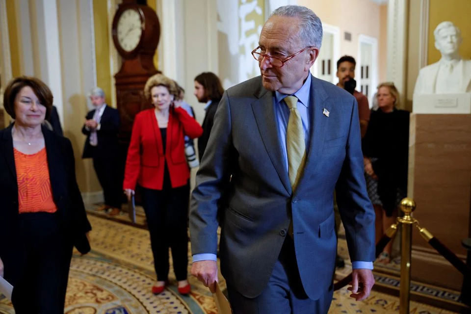 Ông Chuck Schumer, lãnh đạo phe đa số Dân chủ tại Thượng viện Mỹ Ảnh: Reuters