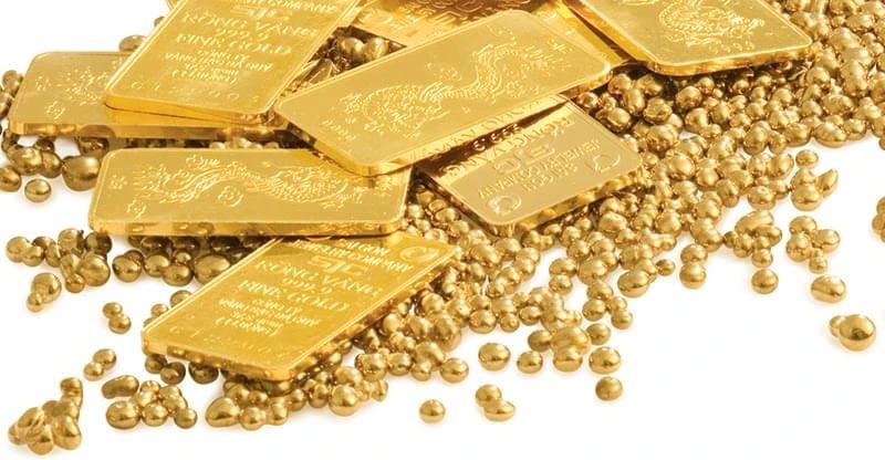 Vàng SJC tiếp tục tăng trong khi giá vàng thế giới giảm 