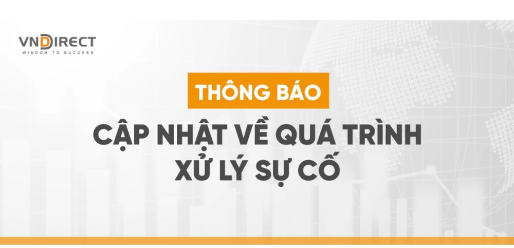 Sáng nay VNDIRECT đã giao dịch trở lại 