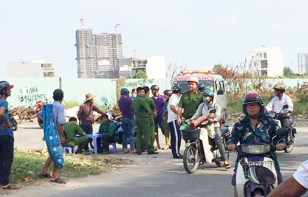 Công an xét nghiệm hiện trường