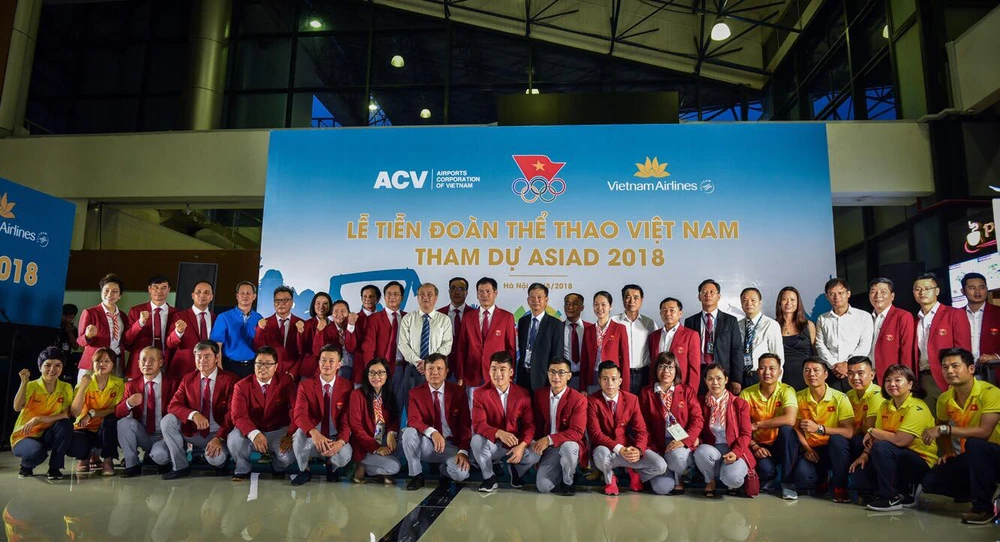 Đoàn Thể thao Việt Nam đi dự ASIAD 2018