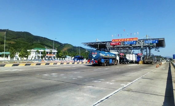  Trạm BOT Bắc Bình Định được thu phí trở lại từ 21g ngày 5-11