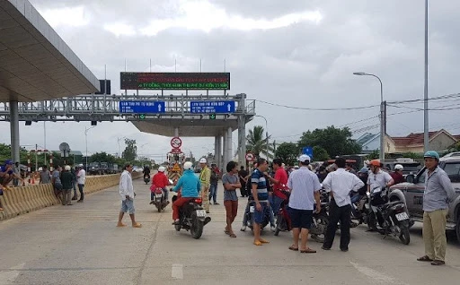 Tình hình phức tạp tại trạm BOT Ninh Xuân kéo dài 