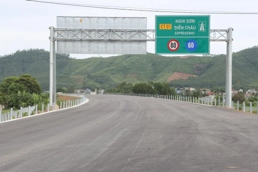 Dự án cao tốc Nghi Sơn - Diễn Châu đã cơ bản hoàn thành