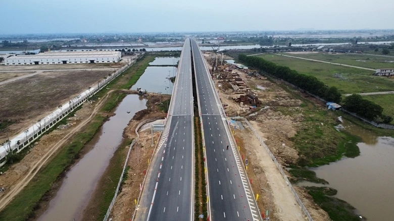 Cao tốc Cao Bồ - Mai Sơn hiện có 4 làn xe