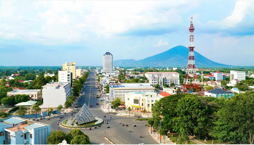 Điểm dự kiến xây dựng Cảng hàng không Tây Ninh cách trung tâm TP Tây Ninh khoảng 22km