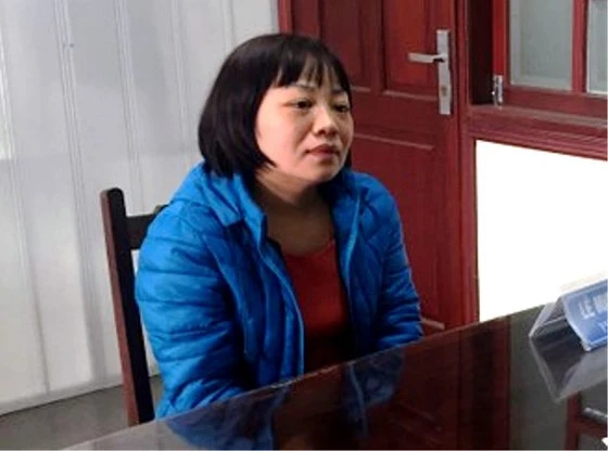 Đào Thị Thanh Bình tại cơ quan điều tra