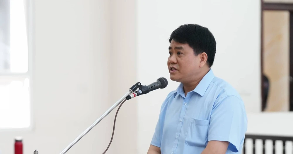 Bị cáo Nguyễn Đức Chung tại tòa