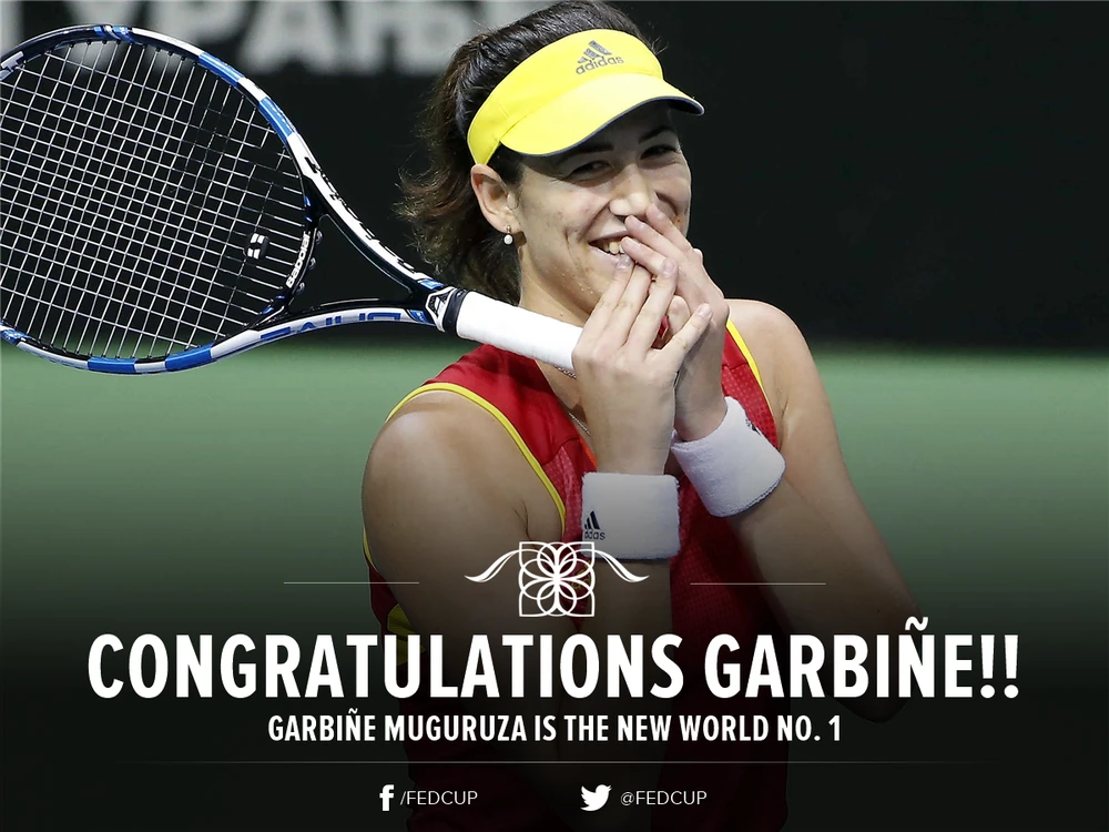 Garbine Muguruza trở thành "Tân Nữ hoàng của WTA"