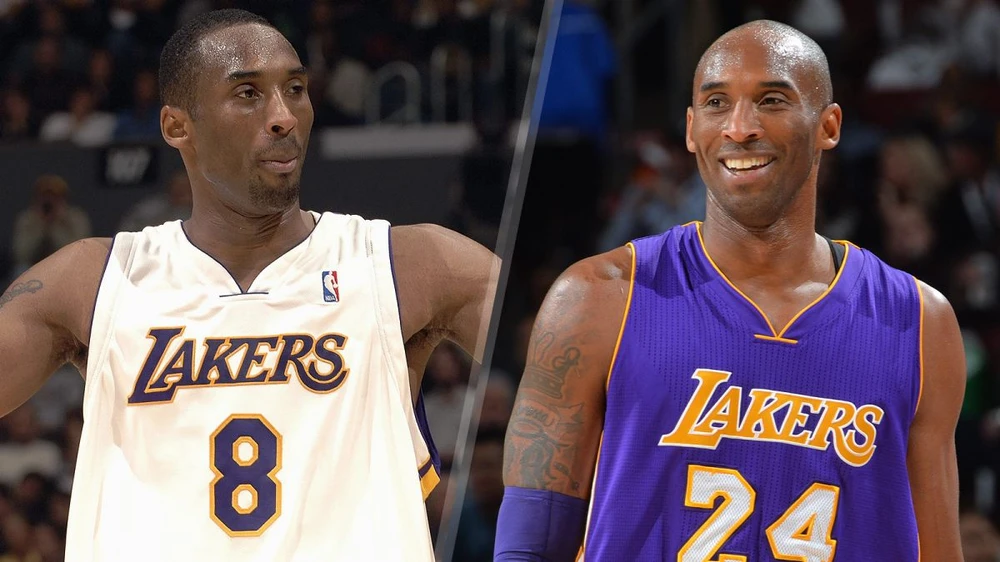 Lakers sẽ treo cả 2 áo số 8 và số 24 của Kobe Bryant