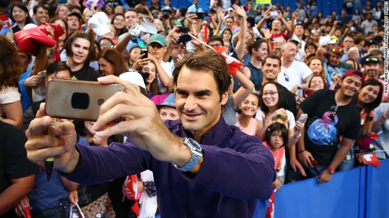 Suốt 15 năm qua, Federer vẫn là tay vợt được yêu thích nhất