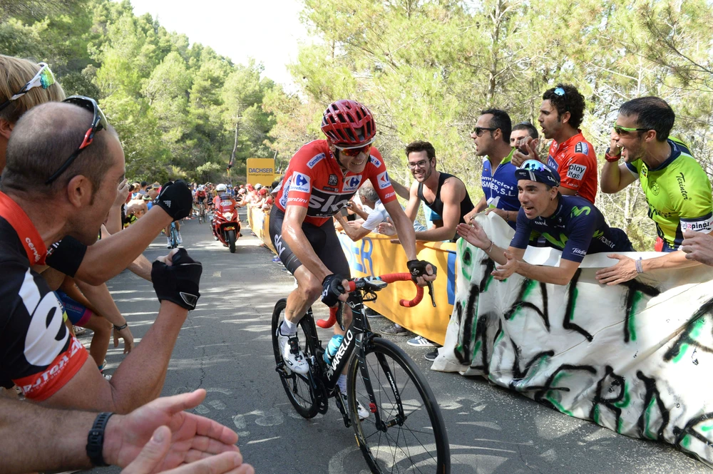 Chris Froome ở Vuelta a Espana 2017
