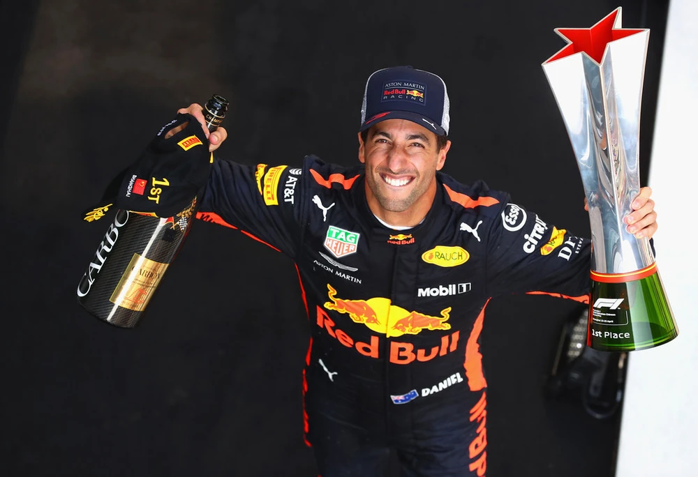 Niềm vui chiến thắng của Daniel Ricciardo