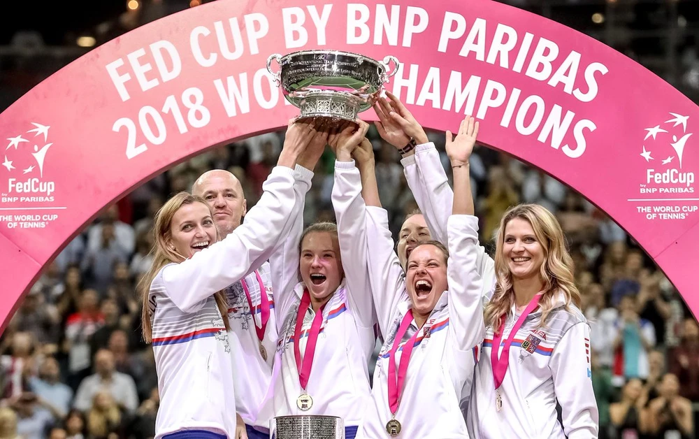 Tuyển CH Séc đăng quang ngôi vô địch Fed Cup 2018