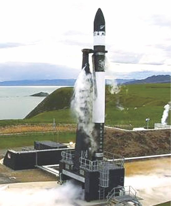 火箭在私人發射場試射。（圖片來源：互聯網）