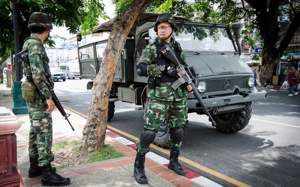 泰國軍隊士兵。（圖片來源：互聯網）