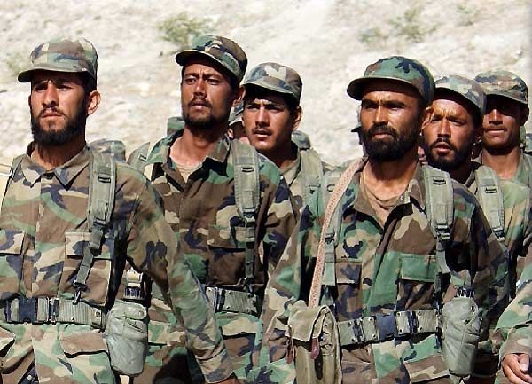 阿富汗軍隊的士兵（圖片來源：互聯網）