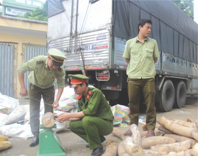 運載2.7噸象牙卡車被查獲。（圖片來源：互聯網）