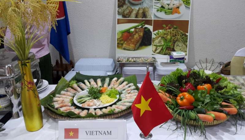越南美食。