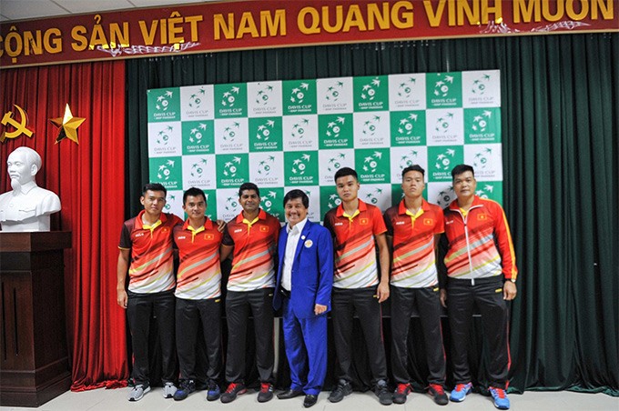 越南網球隊成員。