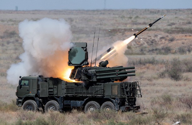 俄羅斯的鎧甲-S1導彈系統。