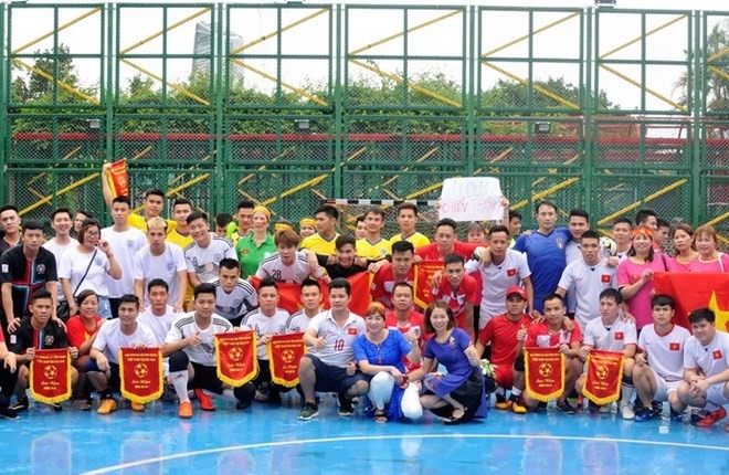 澳門越南同鄉友聯會舉辦青年足球賽。